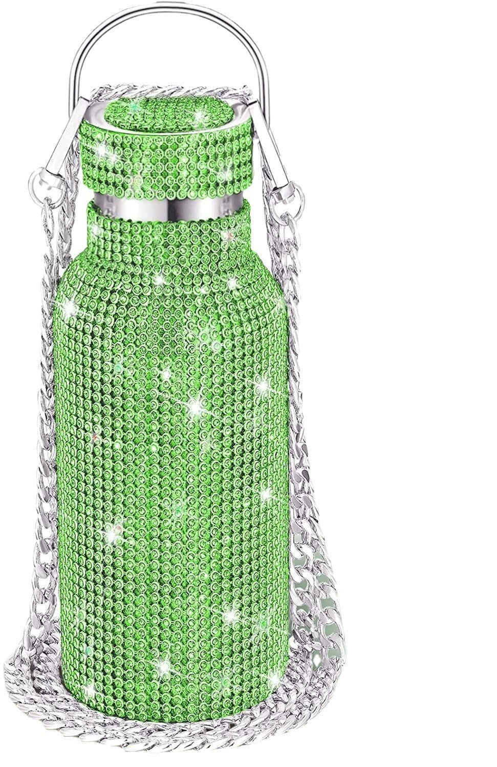 Diamond Insulated Cup With Chain